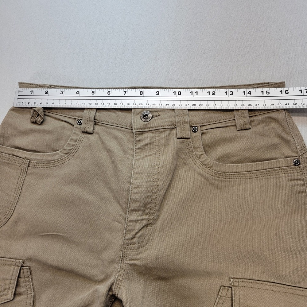 Duluth Trading Co Fire Hose Pants Mens 32x30 Tan Straight Coolmax Canvas Utility - Picture 8 of 11